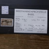 STRUBEL - PÄÄRLI 22 D auf Briefabschn. mit BEFUND Kat. 125.-