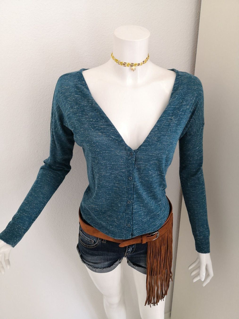 Mango Maglioni & Felpe: 🤩MANGO 3-MODEL STRICK PULLOVER TÜRKIS & DRUCKKNÖPFE & D&G P – Nuovo (secondo la descrizione) da Olten venduto da Naja-Twins-Twins 8