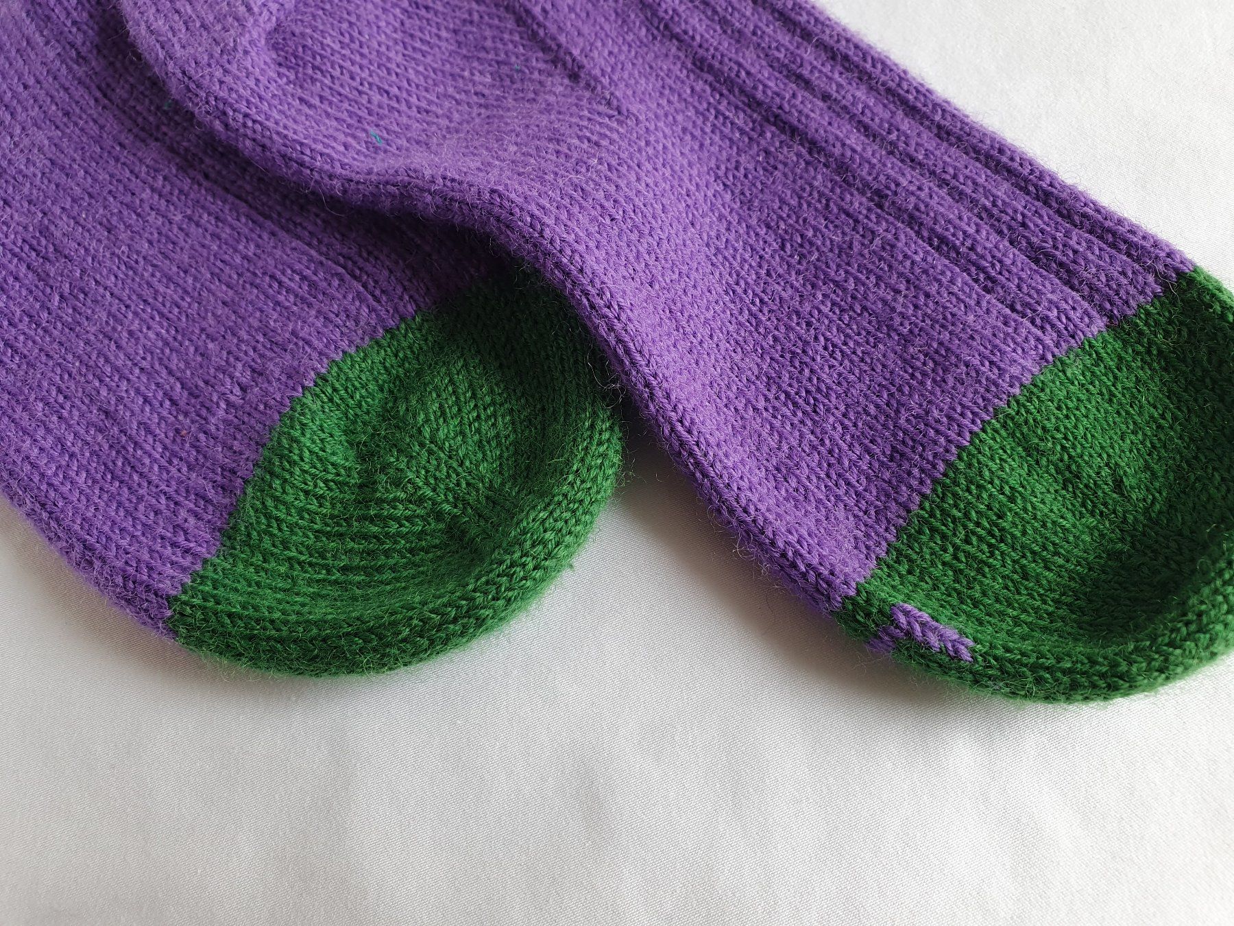 Socken: Handgestrickte Socken, Gr. 38/39, Wollsocken, Geschenk – Neu und originalverpackt aus Neunkirch von Sandramay 3