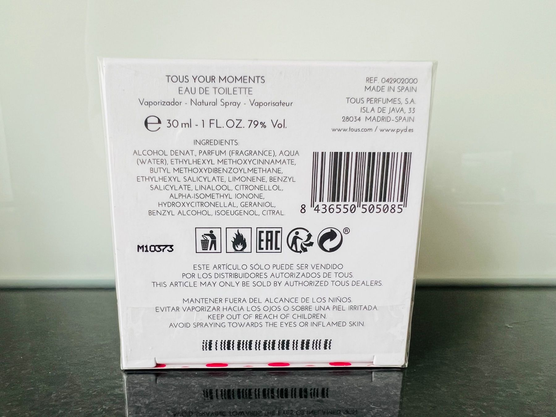 Profumi & Eau de Toilette: Tous Your moments 1. Stk. – Nuovo e nell'imballaggio originale da Emmen venduto da IMV-Liquidationen 1