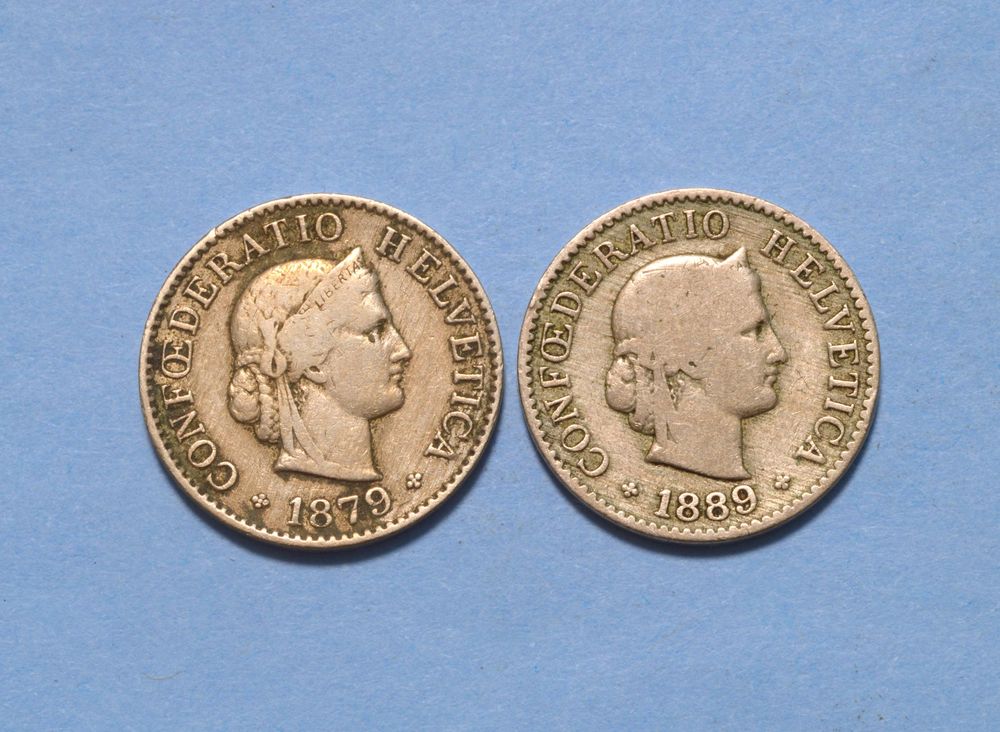 5 Rappen 1879/1889 (Gebraucht) in Oberglatt ZH für CHF 1 – mit ...