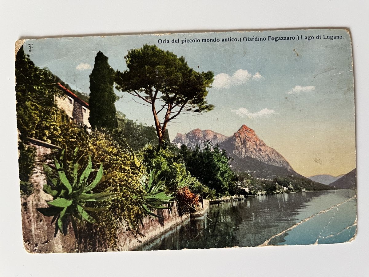 Cartoline postali: 1916 Ansichtskarte Lugano -See- aus dem Bataillon 35 ! – Usato da Uster venduto da Arrayo