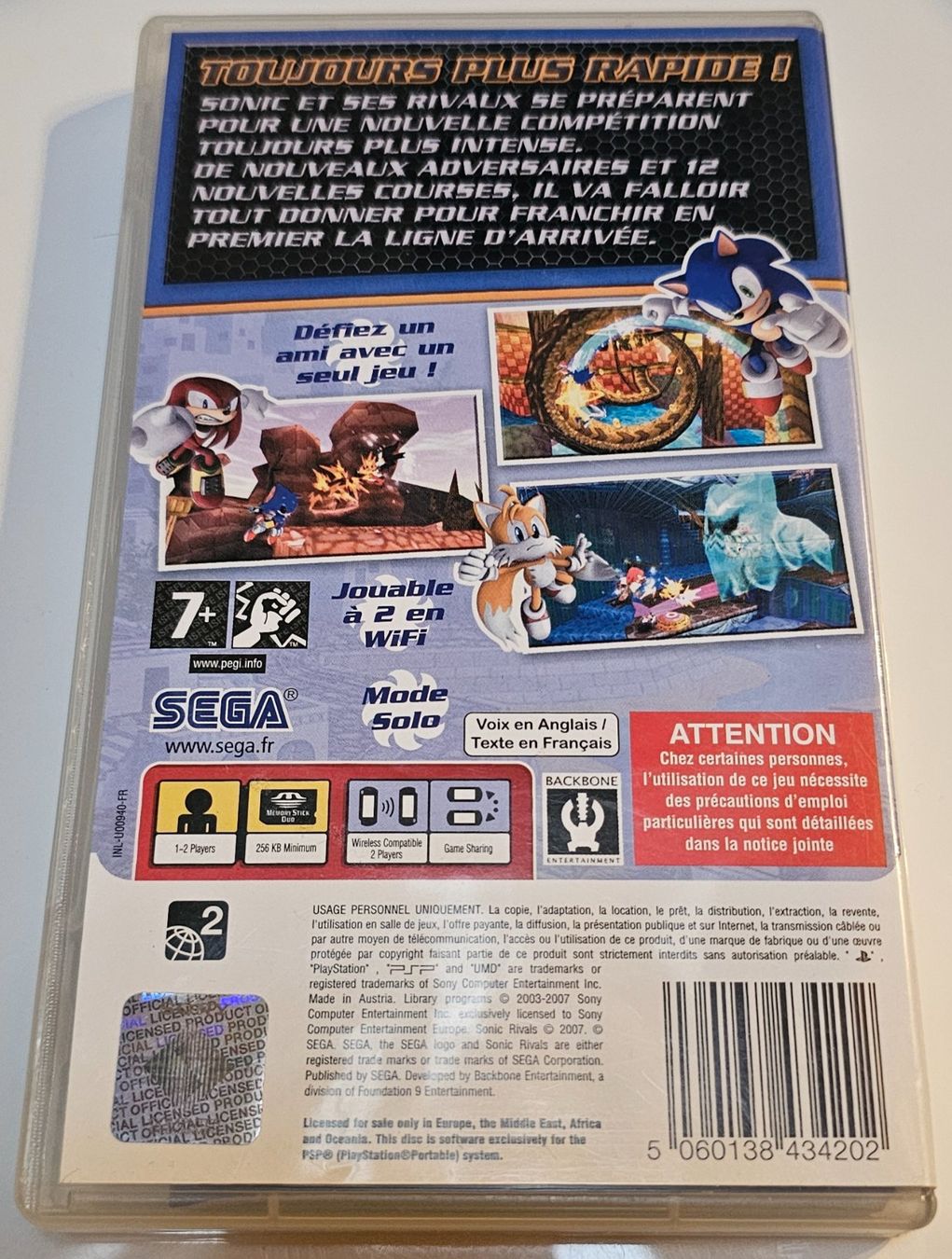 Sony Giochi: PSP Spiel - Sonic Rivals 2 – Usato da La Garde venduto da The_Hammer76 1