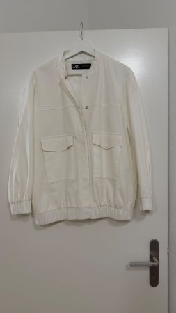 Zara Jacke, Off-White