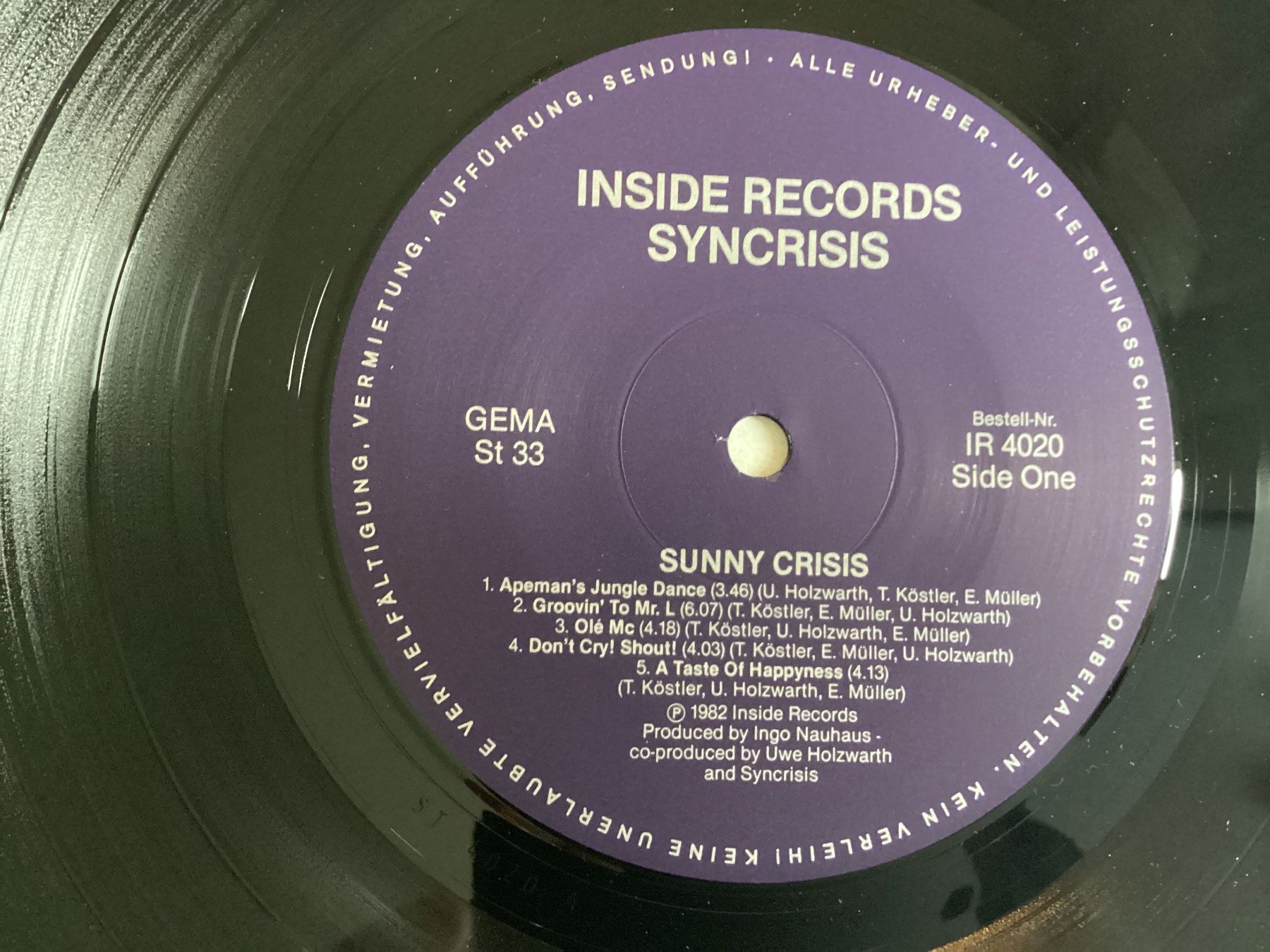 Dischi in vinile: Syncrisis LP - Sunny Crisis – Usato da Gutenswil venduto da Hamzian 1