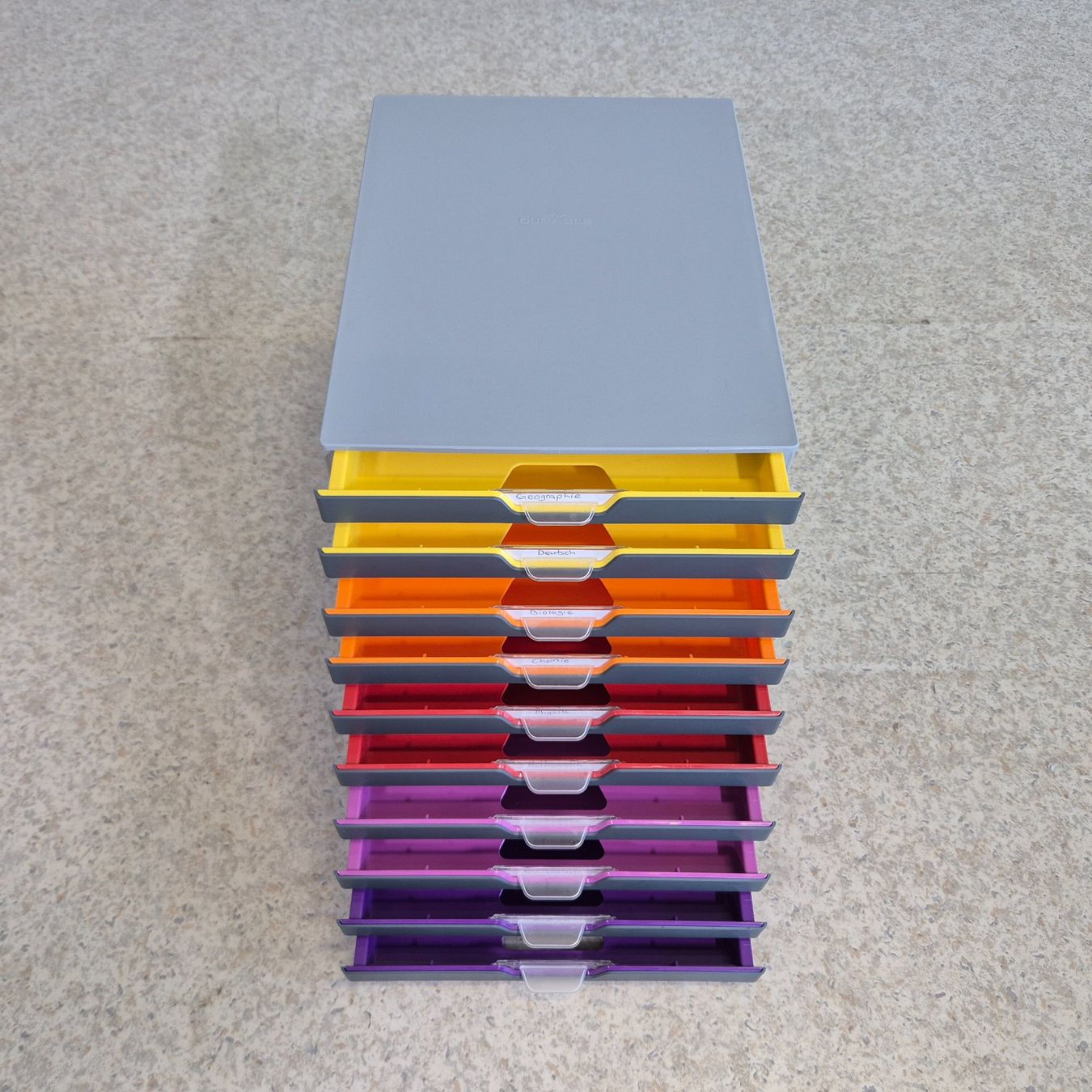 Contenitori & Simili: Durable Varicolor 10 Schubladenstock Fächerbox Organizer – Usato da Nottwil venduto da Wondewa-Shop 3
