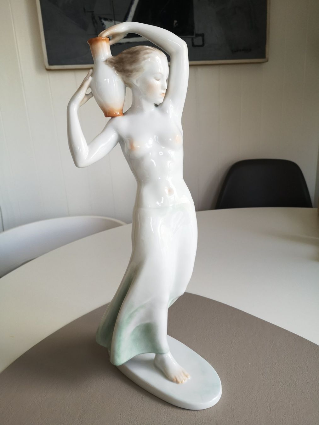 Herend Figuren: GROSSE HEREND UNGARN AKTFIGUR DAME PORZELLAN – Gebraucht aus Sissach von Megane21