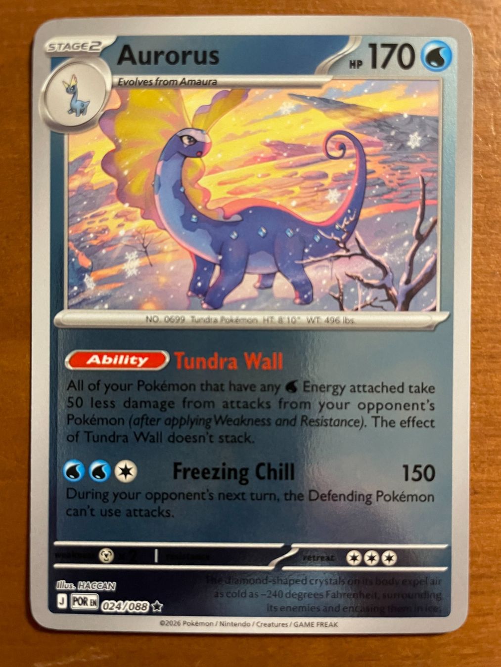 Pokémon Carte collezionabili: Pokemon Aurorus Reverse (Versand gratis) – Nuovo (secondo la descrizione) da Chur venduto da Angerson