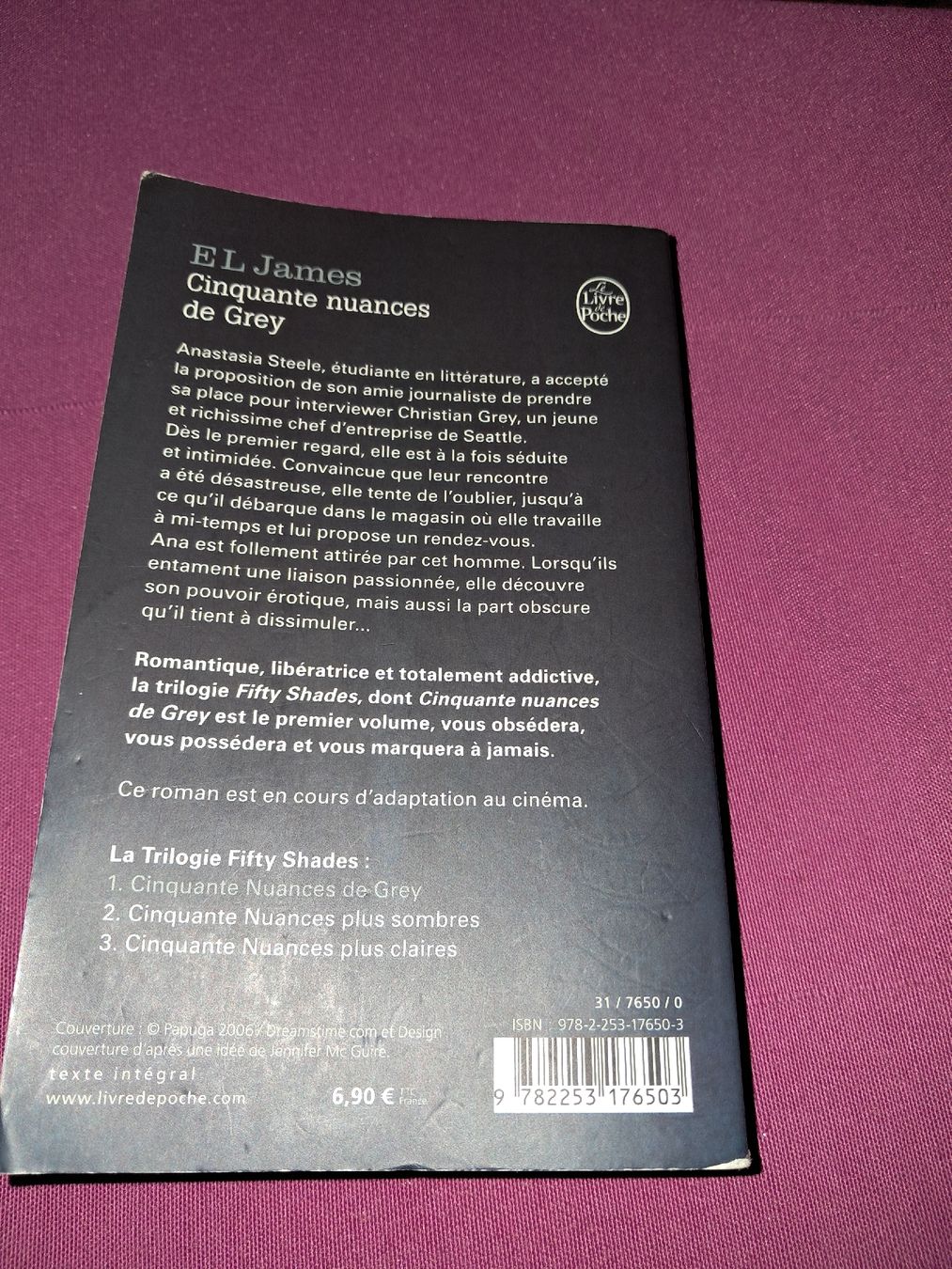 Libri: E L James cinquante nuances de grey – Usato da Le locle venduto da juliensaran 3
