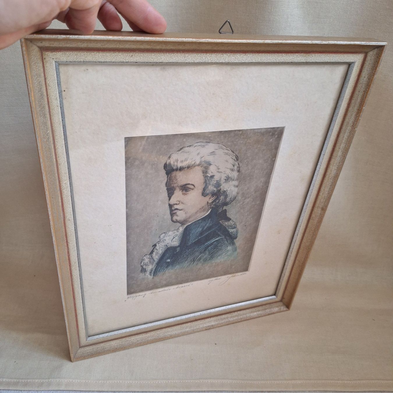 Foto & Immagini: Schönes Bild Wolfgang Amadeus Mozart – Usato da Winterthur venduto da Goldpipau