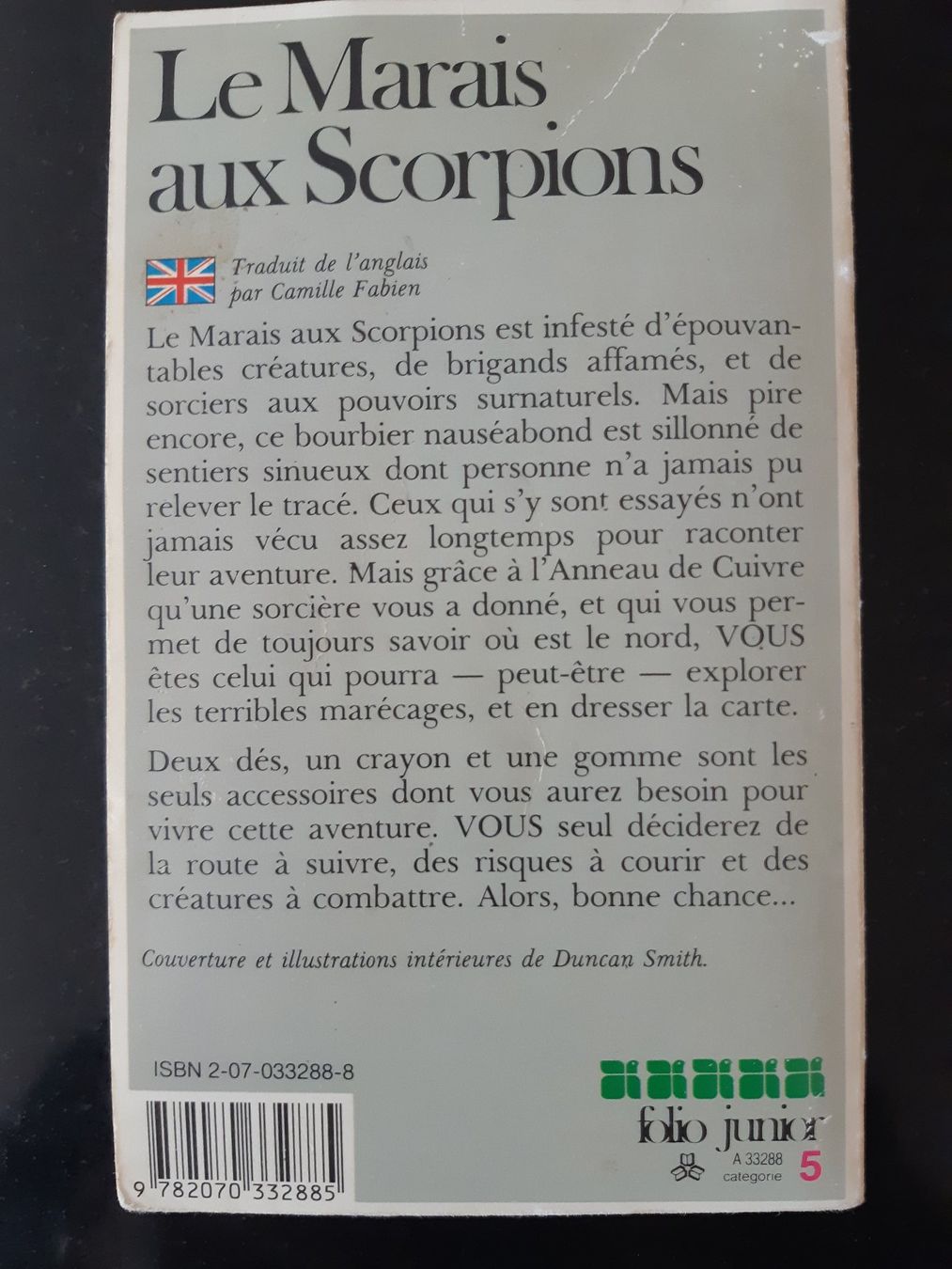 Libri: LDVELH - Le Marais aux Scorpions – Usato da Belfaux venduto da Fanfouet 1