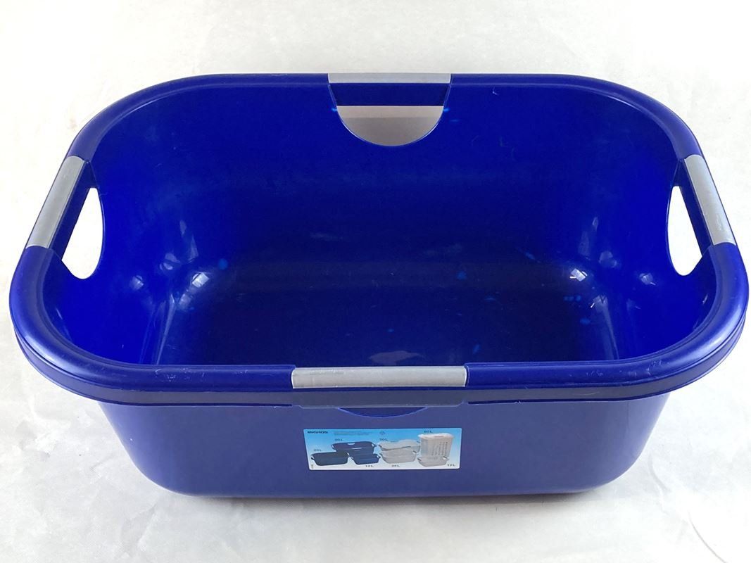 Rotho Cesti per biancheria: ROTHO | Wäschekorb | blau | ca. 26x65x48cm – Usato da Wittenbach venduto da Restwert_St-Gallen