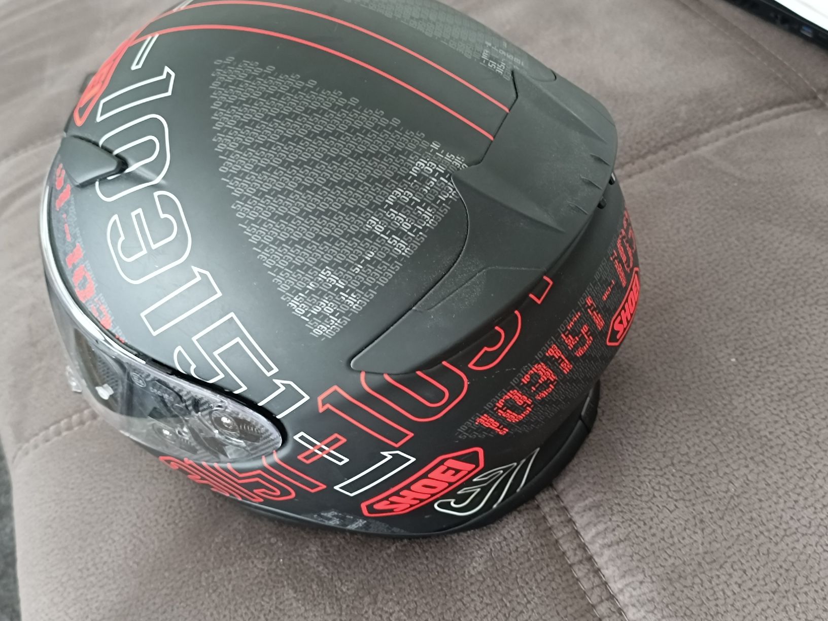 Shoei Caschi & visiere: Shoei schwarz rot matt – Nuovo (secondo la descrizione) da Kaltbrunn venduto da saminipa 1