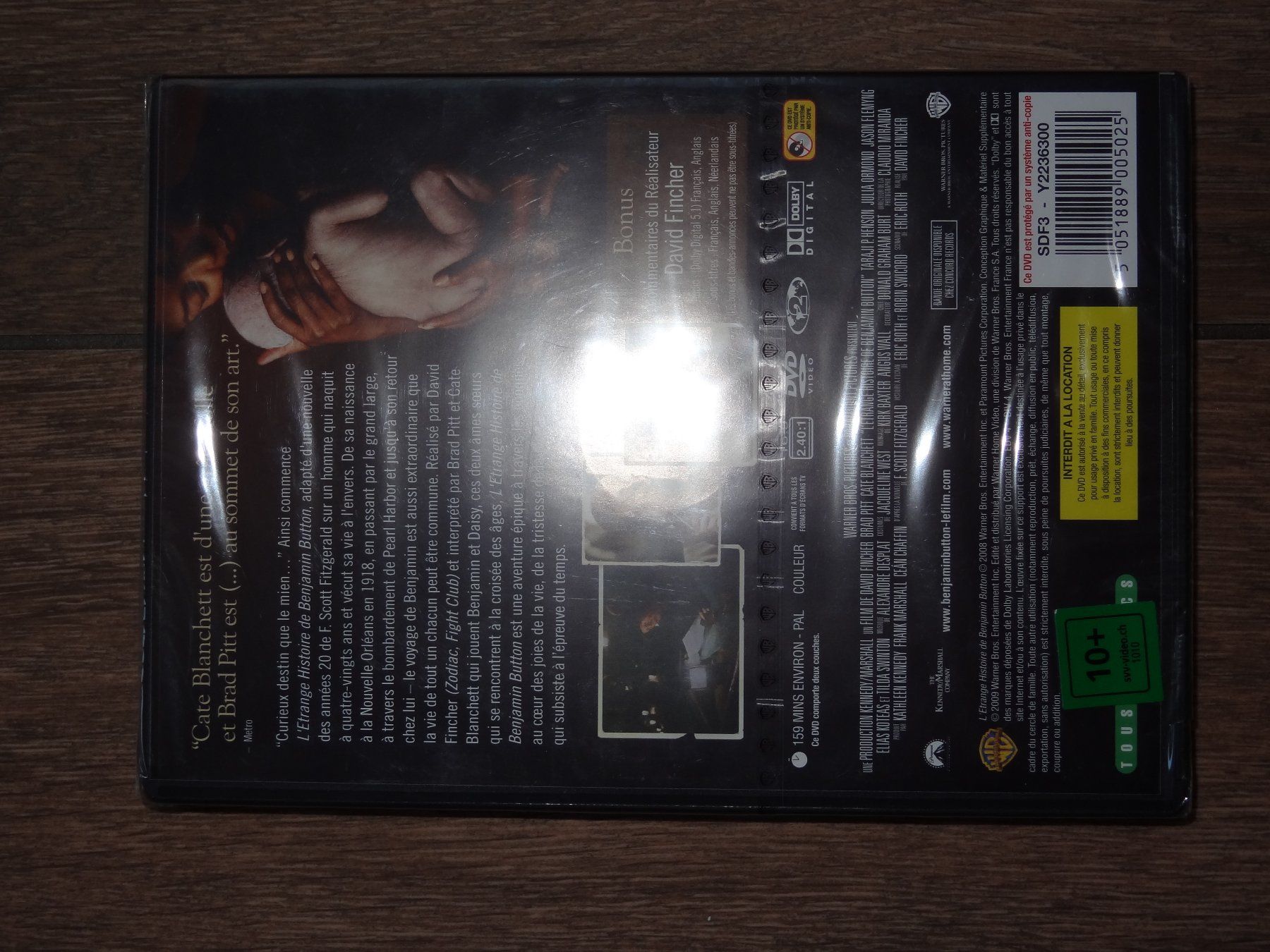 Tous les DVDs: DVD: L'Étrange Histoire de Benjamin Button - NEUF! – Neuf avec emballage d'origine à Satigny par salvatore73 2