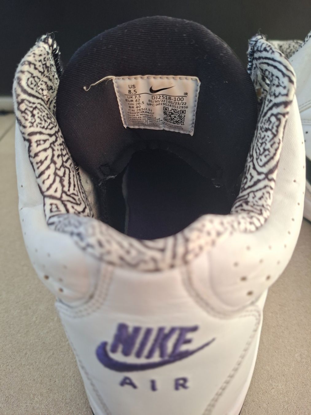 Nike Scarpe da uomo: Nike Air Flight Lite High, Grösse 42, Retro – Usato da Niederrohrdorf venduto da freestyle01 2