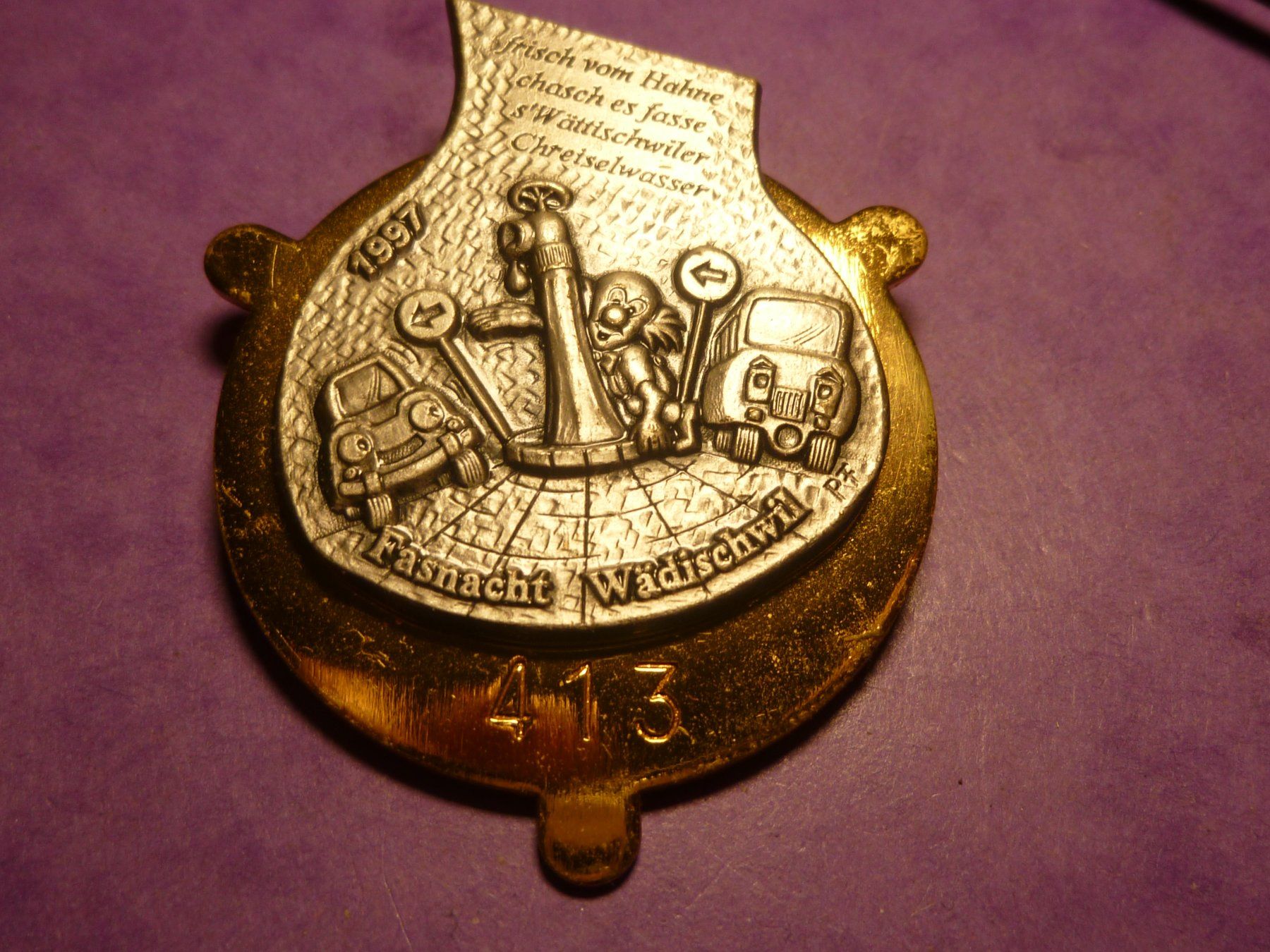 Plaketten & Abzeichen: WÄDISWIL 1997 GOLD – Gebraucht aus Ried (Muotathal) von Mandarin02