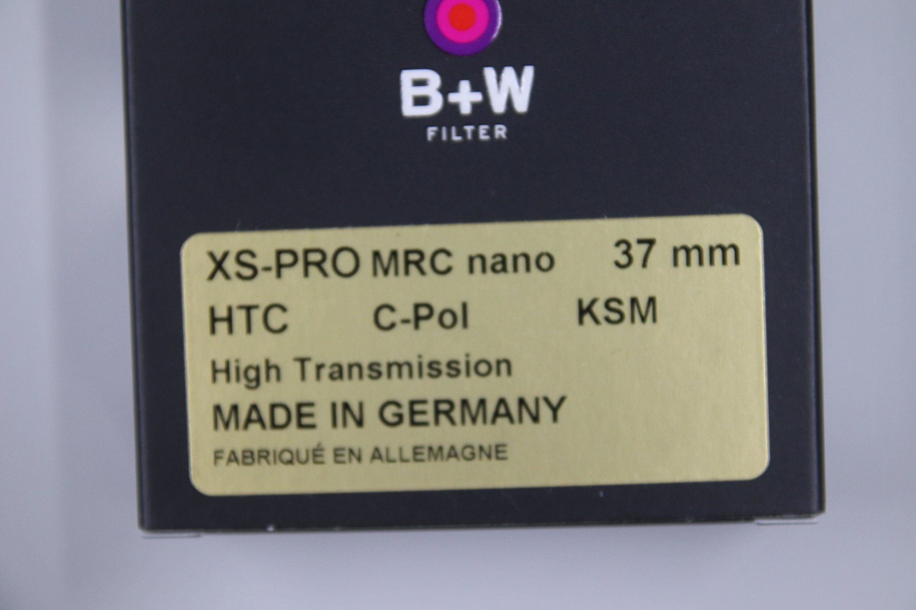 Filtri: B+W C-Polfilter 37mm NANO – Usato da Zofingen venduto da OWYSSAG 1