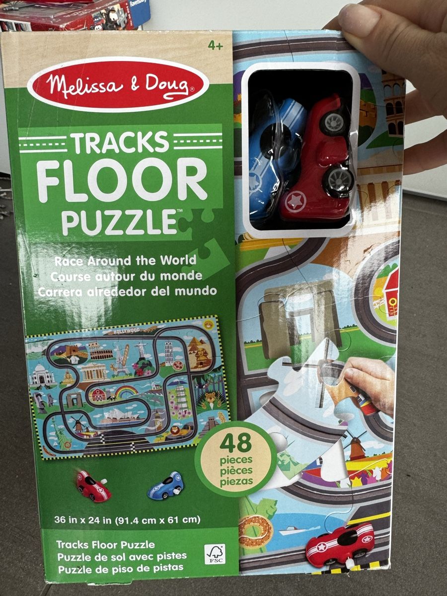 Puzzle: Melissa & Doug Weltreise Puzzle mit Autos – Usato da Goldau venduto da mira221 7