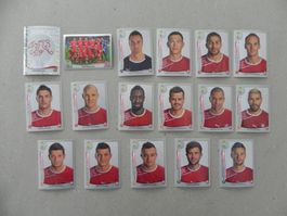 Panini Fussball WM Brasil 2014 Schweiz CH 17 Stück 336 - 354