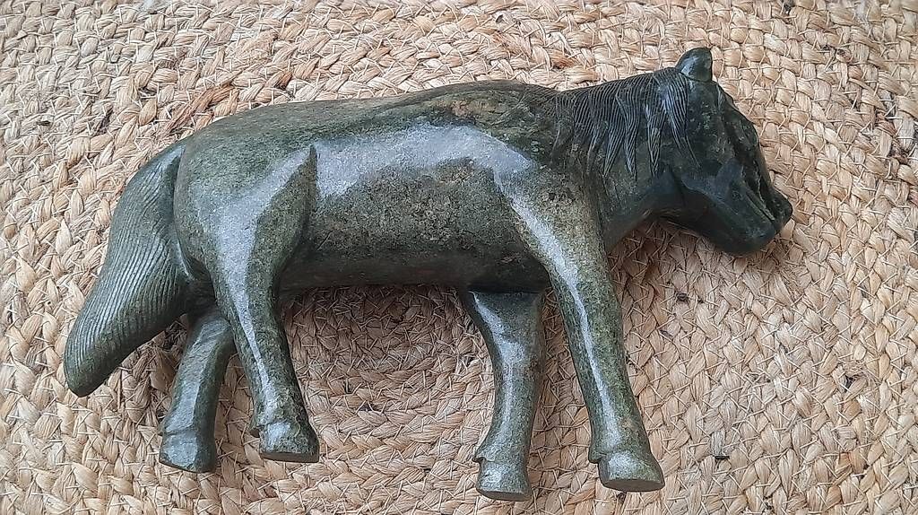 Skulpturen & Statuen: Cheval chinois antique – Gebraucht aus Chardonne von hel_h5k2 4