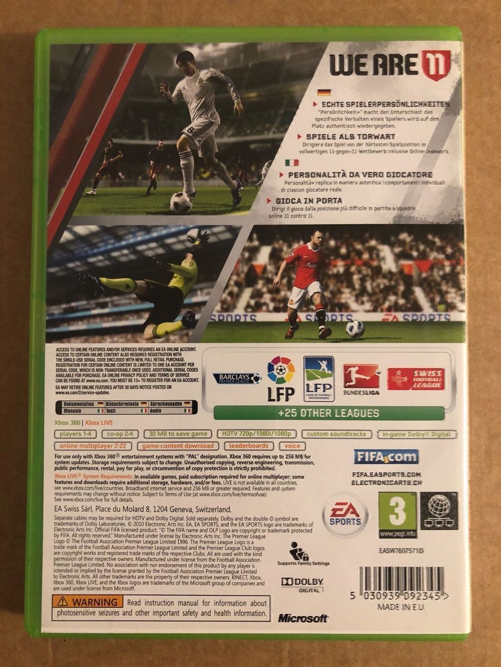 Microsoft Giochi: FIFA 11 für Xbox 360 – Usato da Kestenholz venduto da Mad18 1