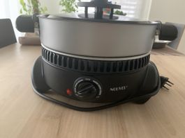 Crêpes-Maker, Grill und Marroniofen 3-in-1