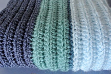 WinterPastells unisex  ColorblockzzZ Rippschal  204 cm  *neu