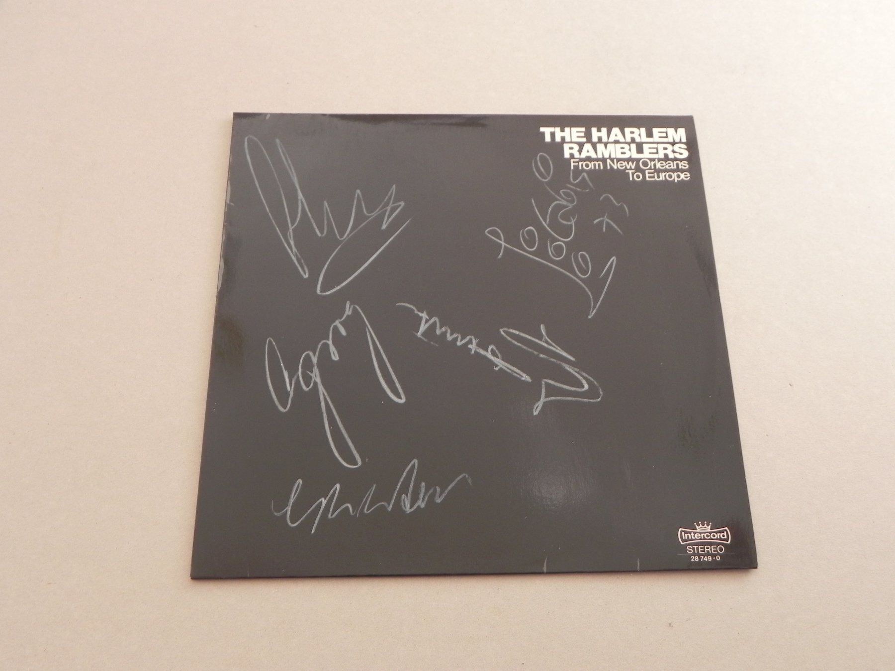 Schallplatten: LP CH Jazz Harlem Ramblers Autogramm – Gebraucht aus Siebnen von krimsie