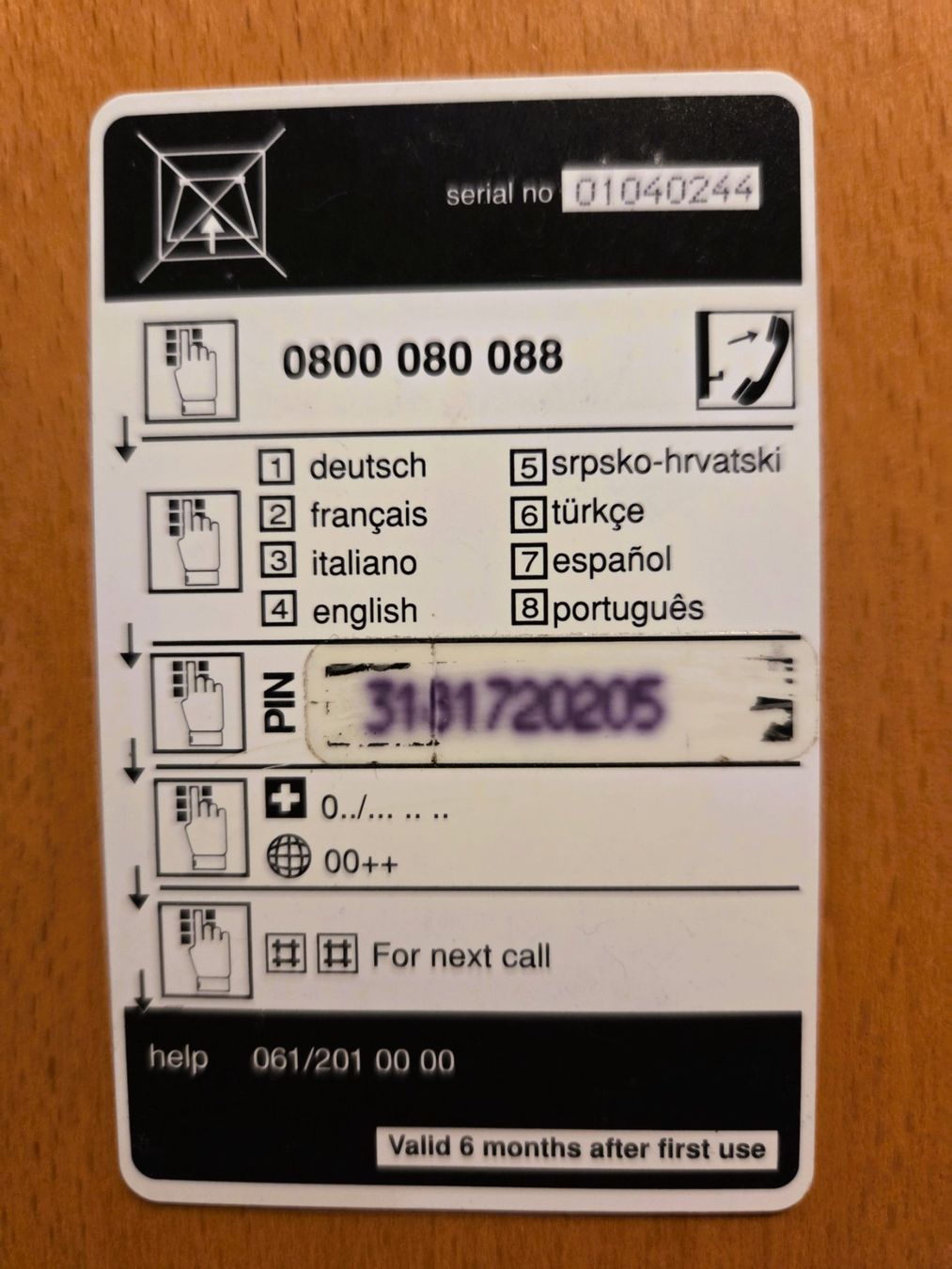 Schede telefoniche: PREPAID - SCHWEIZ – Usato da Brüttisellen venduto da Nighttrain 1