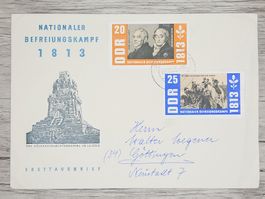 CL17 Enveloppe + Timbre Allemagne 1963