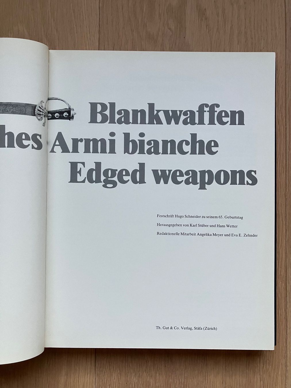 Libri: Blankwaffen - Richtschwerter - Halbarten der Eidgenossen usw – Usato da Menziken venduto da timbuktu1001 2