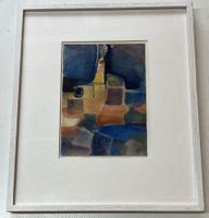 Aquarell, Interessantes Werk, signiert Monogramm   (ID M212)