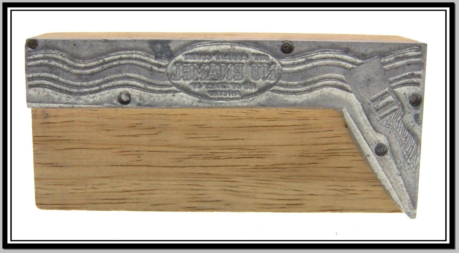 Stempel: Nu Enamel USA / Pakistan Stempelplatte – Gebraucht aus Schmitten FR von fliessigs_Biendli
