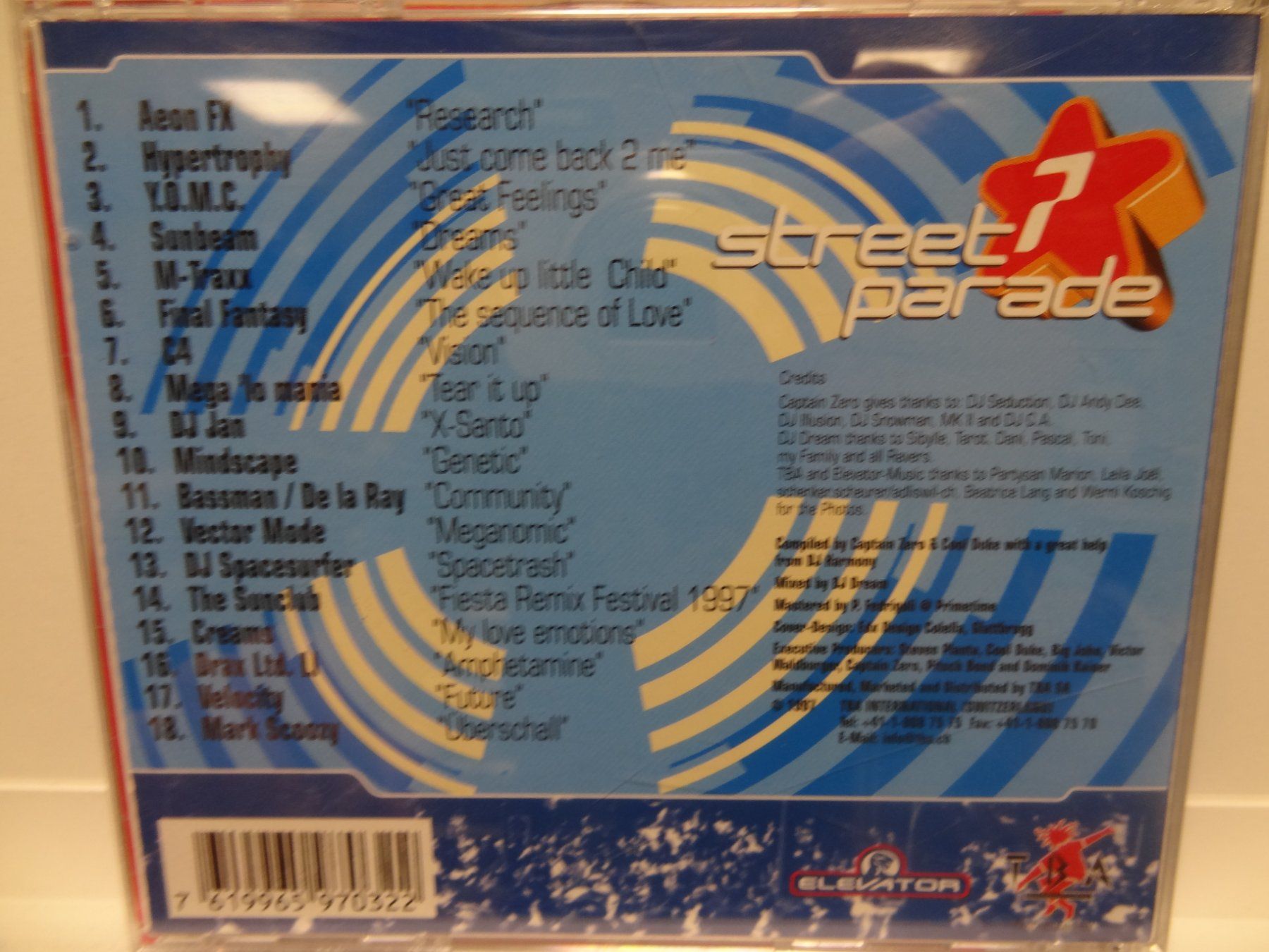 CD: Various Street Parade 97 – Usato da luzern venduto da musicandart 1