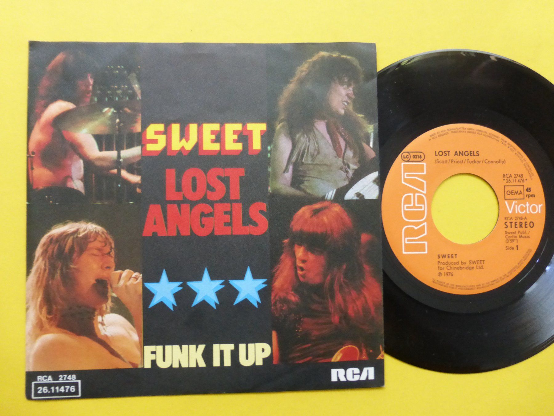 Schallplatten: Sweet – Lost Angels – Gebraucht aus Zürich von Swiss57