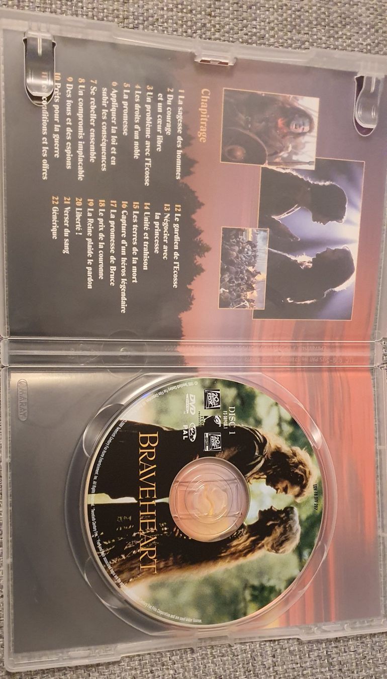 Alle DVDs: DVD - Braveheart, Mel Gibson - F/E – Gebraucht aus Jona von VivianPatrick 2