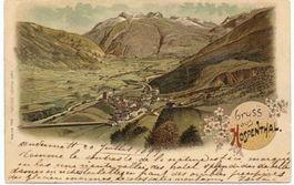LITHO Gruss aus Hospental 1899