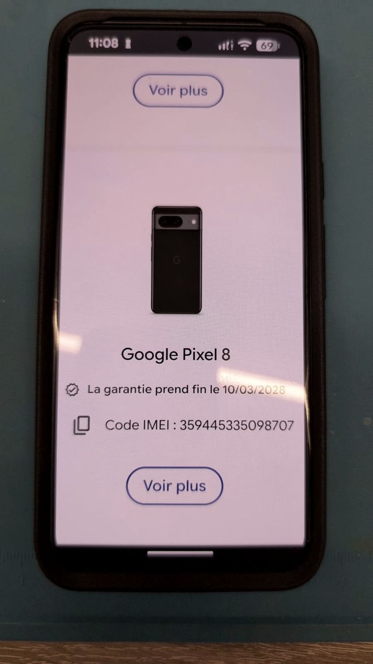 Google Portables: Google pixel 8 128 Gb – Neuf (Voir description) à Collonges par Jjpierre 5