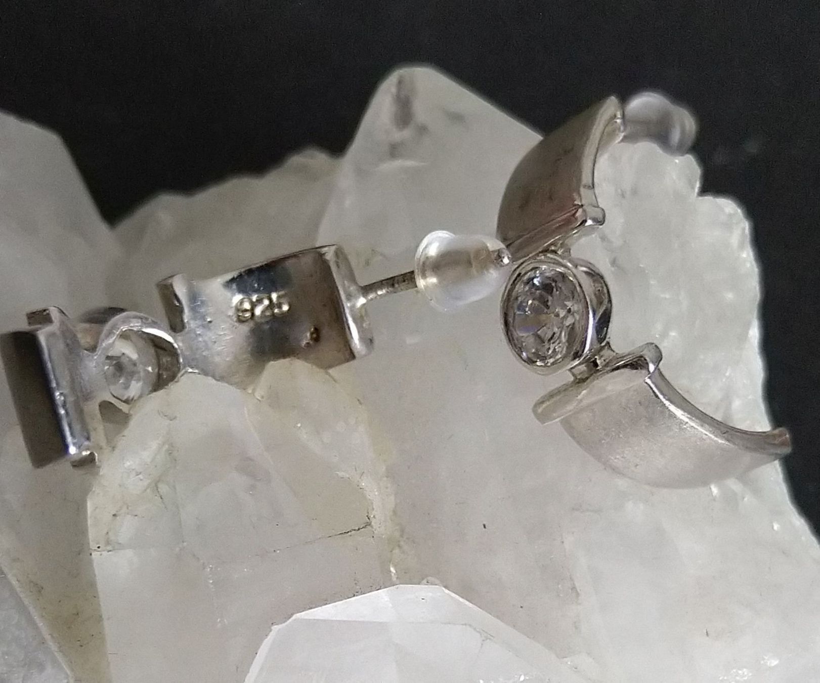 Orecchini pendenti & Orecchini a lobo: OHRRINGE IN 925 SILBER MIT STEIN – Usato da Romanshorn venduto da BoutiqueA 4