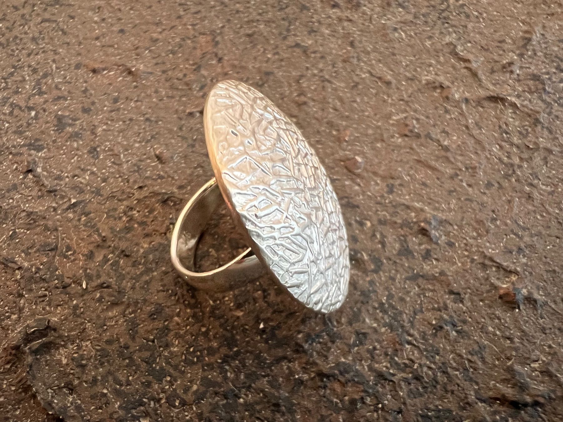 Anelli: Designer Ring - Grösse:  54 - Ringkopf Ø 3cm 925 Silber – Nuovo (secondo la descrizione) da Bern venduto da Jiffy 3