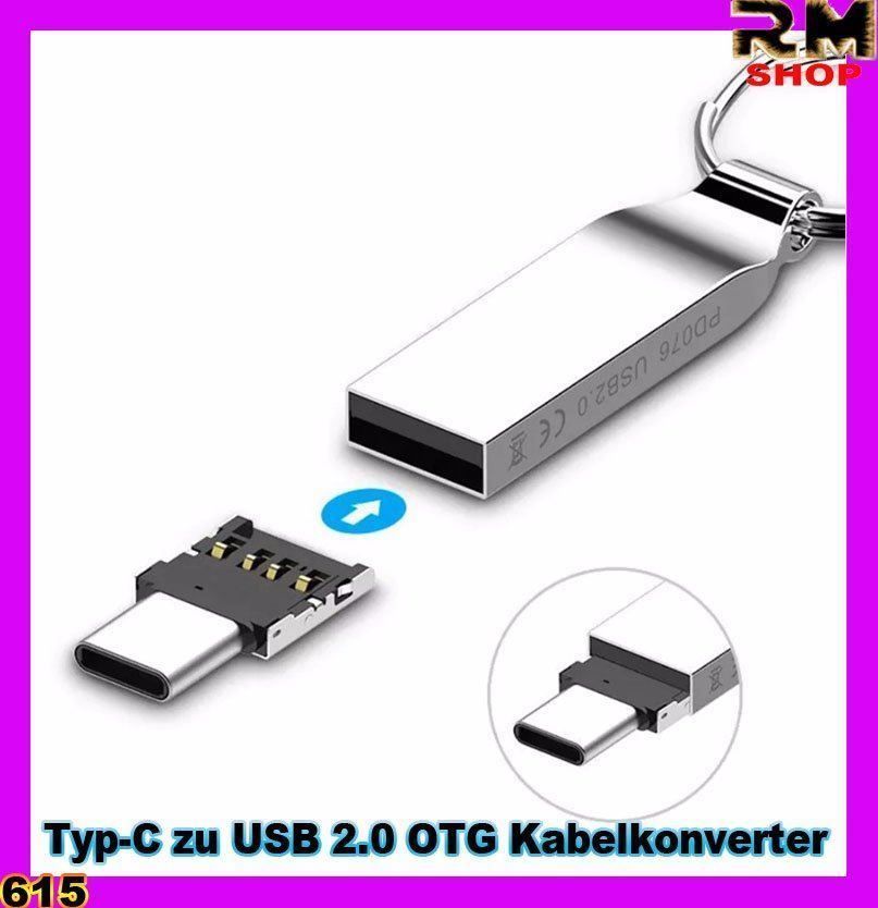 Unità & Adattatore: Typ-C zu USB 2.0 OTG Kabelkonverter – Nuovo e nell'imballaggio originale da Unterägeri venduto da RmOnline