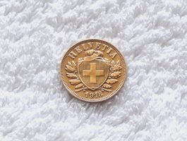 2 centimes/Rappen 1918