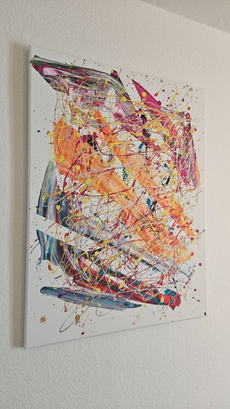 Gemälde: Tableau abstrait unique, fait main - idée cadeau! – Neu (gemäss Beschreibung) aus Le Locle von fab_c9hh 2