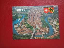 Bern Flugaufnahme Altstadt Schriftzug Wappen