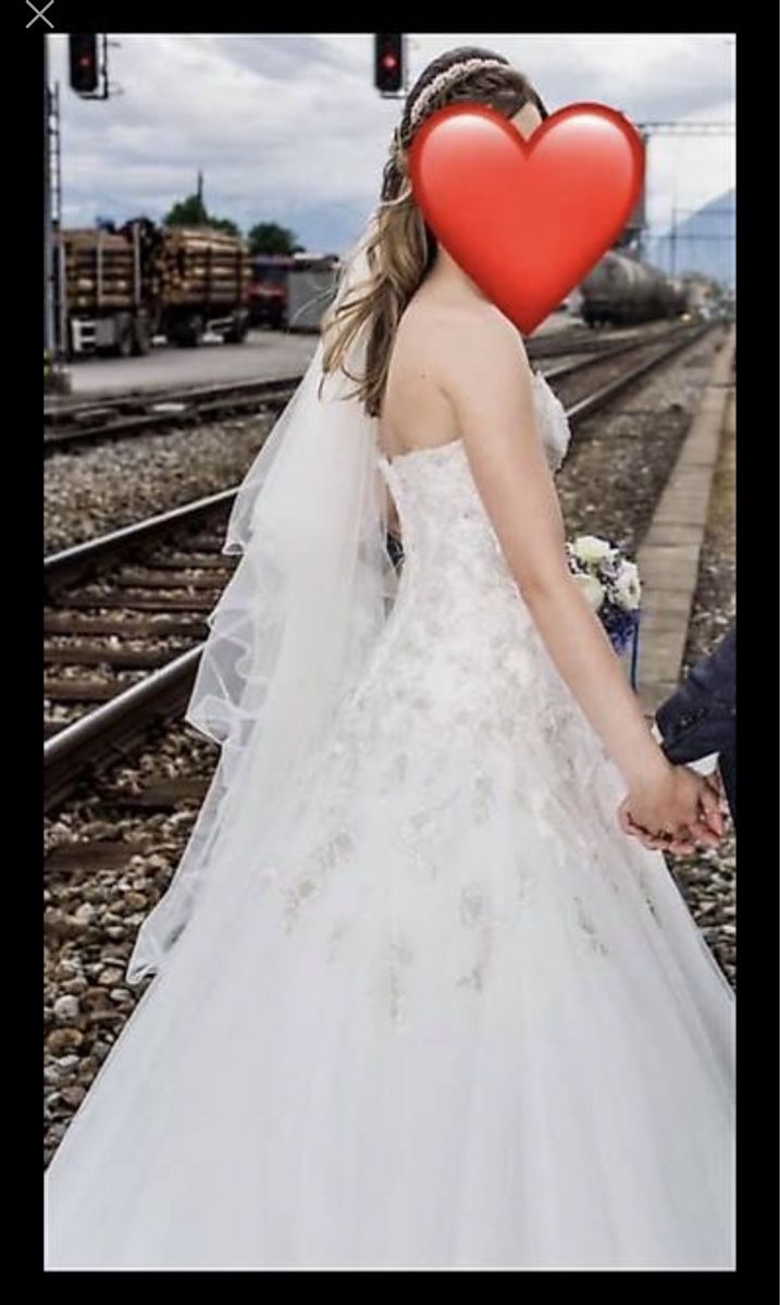 Vestiti: Brautkleid Gr. 36 – Usato da Thierachern venduto da HoneySE 1