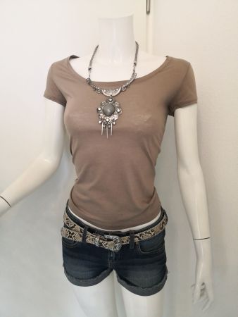 🤩MANGO T-SHIRT BRAUN