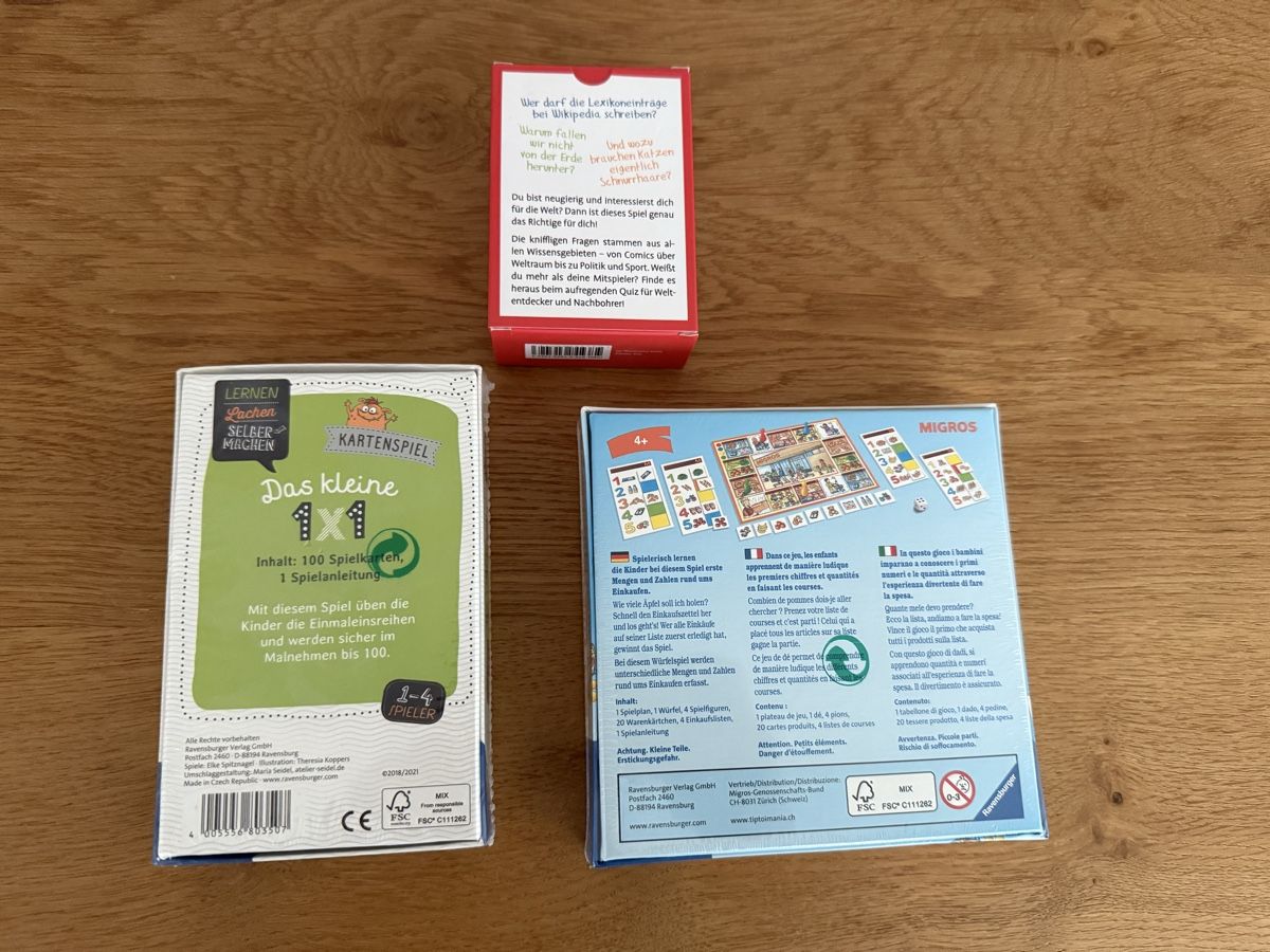 Jeux: Kinderspiele ungebraucht – D'occasion à Zürich par JBZH 1