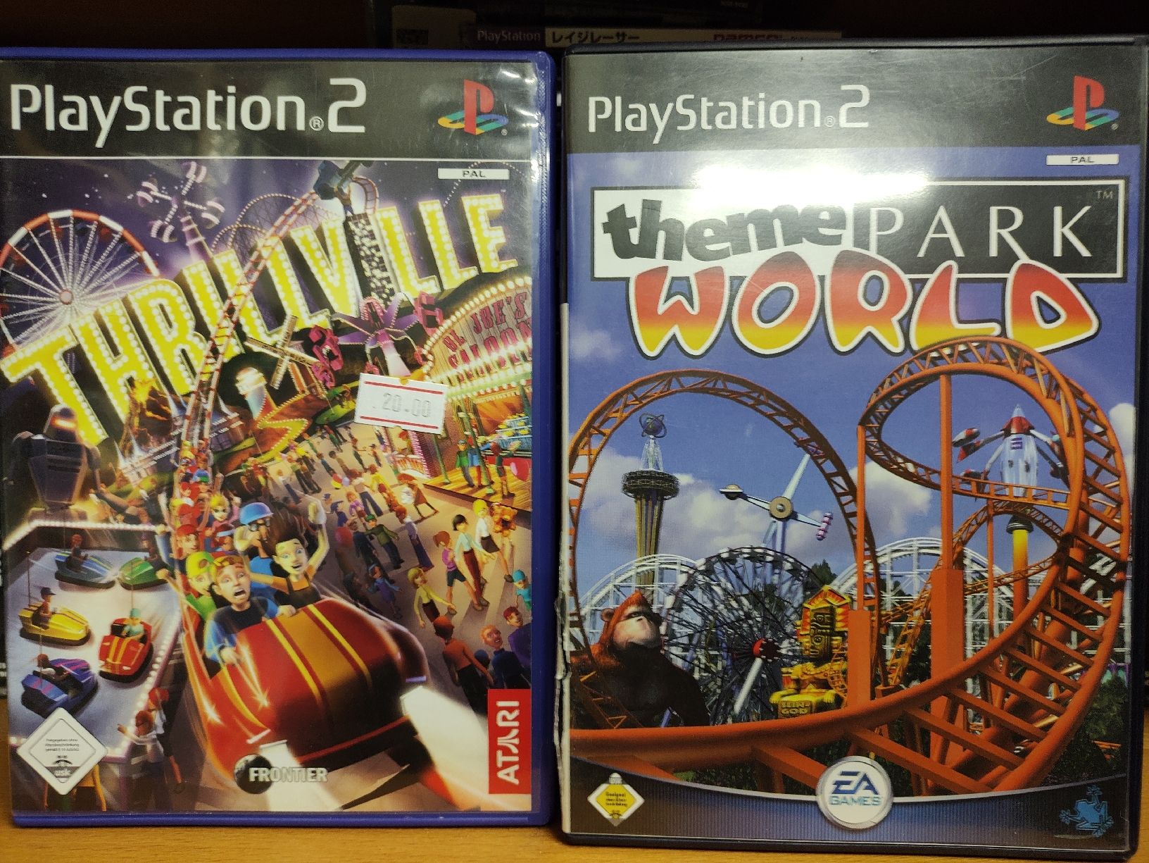 Sony Giochi: Thrillville + Theme Park World PS2 - DE – Usato da Fribourg venduto da PastGame