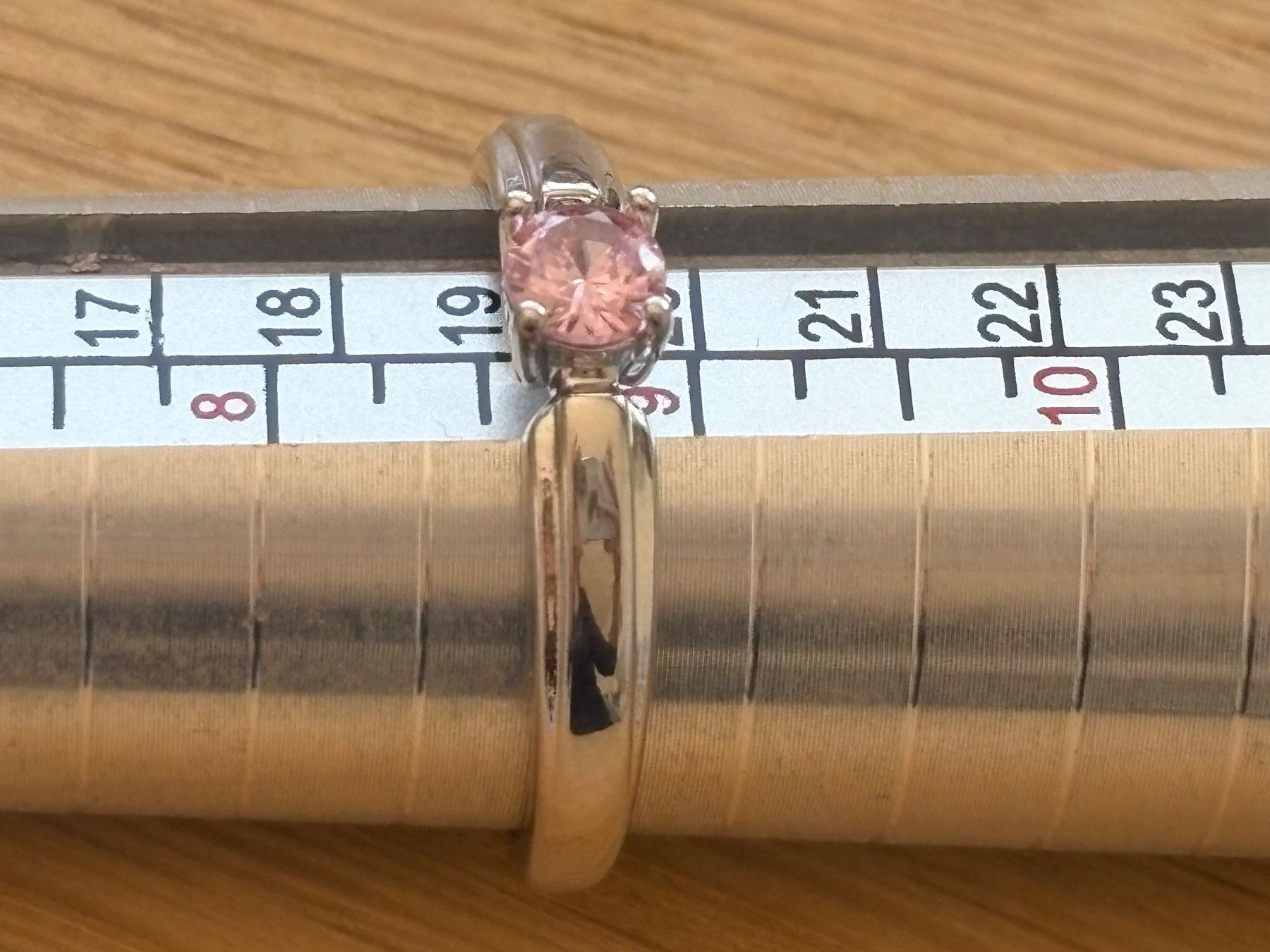 Anelli: Luxus Elegante Gr.19/9 Ring Farbe: Silber/Rosa – Nuovo (secondo la descrizione) da Biel-Bienne venduto da Roserosse13 7