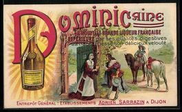 Litho Dijon, Reklame für Likör Dominic